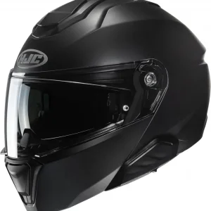 Autentický Výklopná přilba na motorku HJC i91 Solid semi flat černá