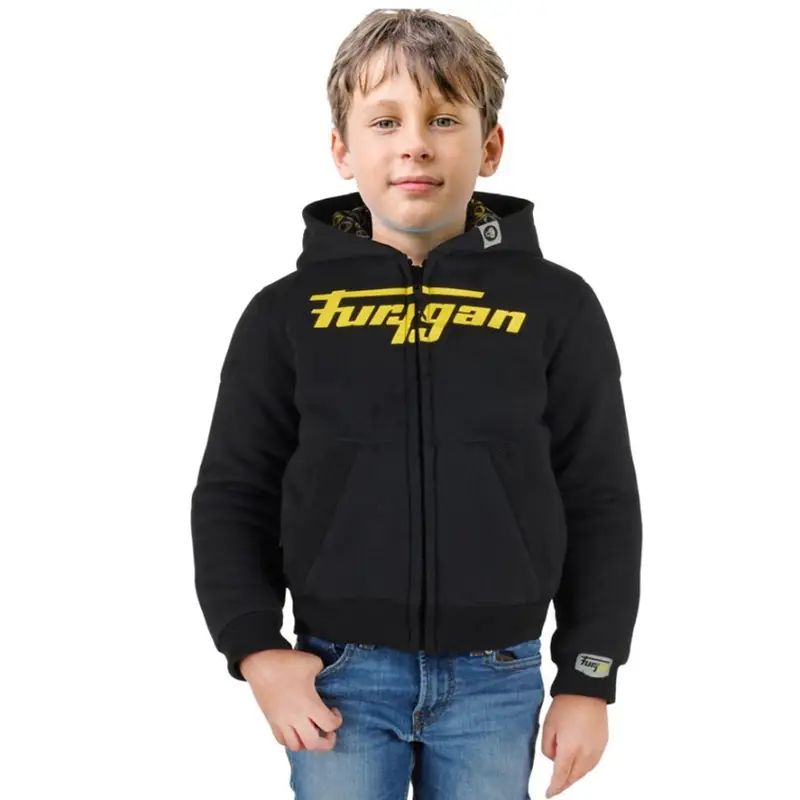 Sezónní Sleva Dětská mikina na motorku Furygan Luxio Kid černo-žlutá