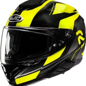 Cenově Výhodný Integrální přilba na motorku HJC RPHA 71 Carbon Hamil MC3H černo-žlutá