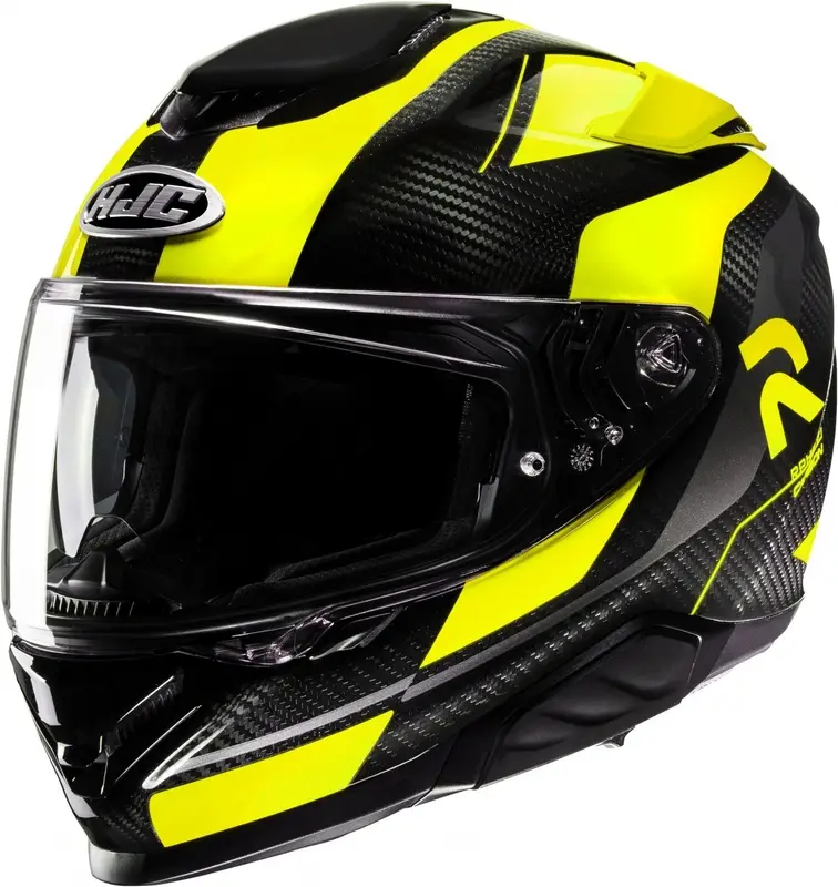 Cenově Výhodný Integrální přilba na motorku HJC RPHA 71 Carbon Hamil MC3H černo-žlutá