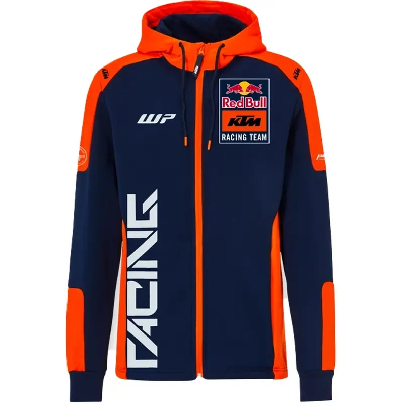 Víkendová Akce Mikina KTM Replica Team hoodie modro-oranžová