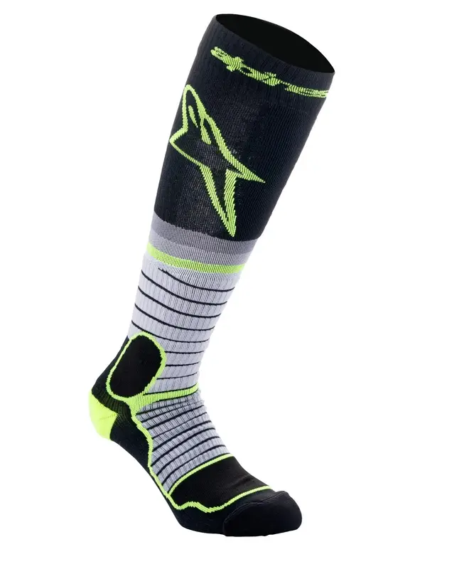 Ponožky Alpinestars MX PRO černo-žluto fluo-šedé Kup Teď