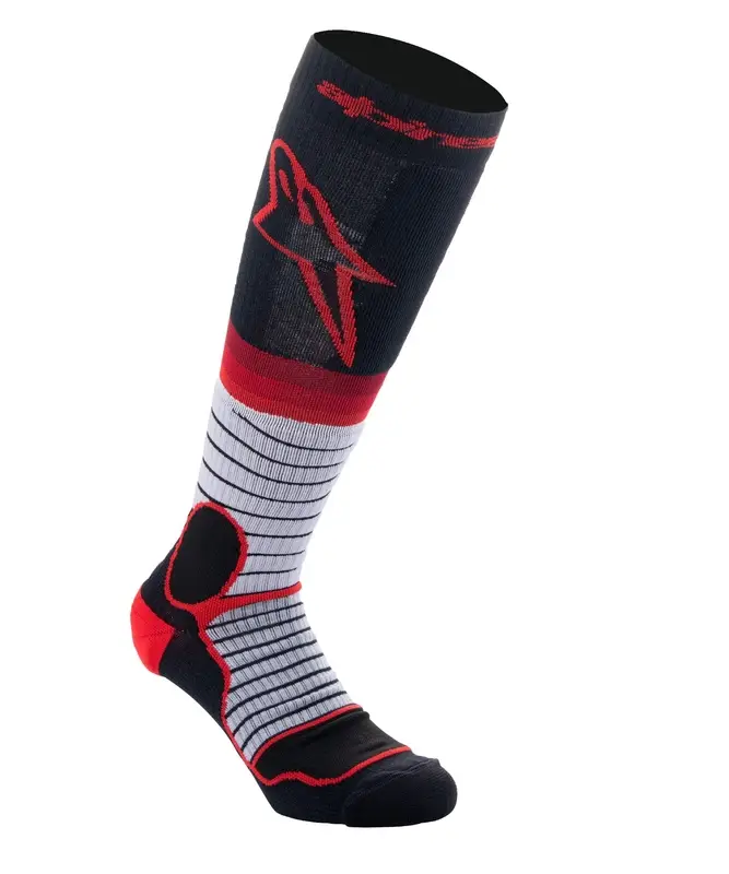 Ponožky Alpinestars MX PRO černo-červeno-šedé Časově Omezené