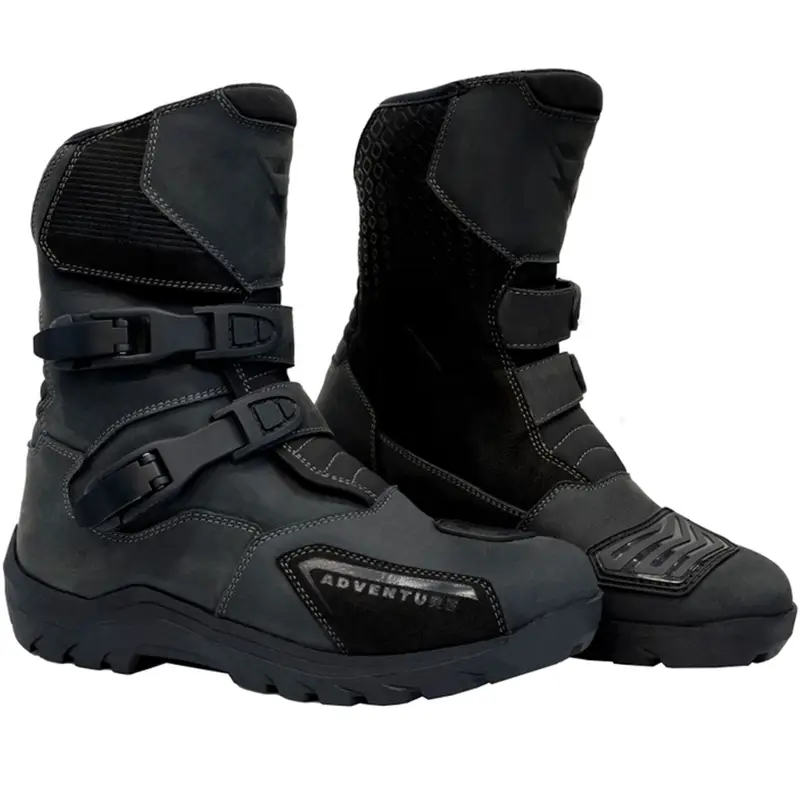 Akce Boty na motorku Street Racer Adventure Low WP černé