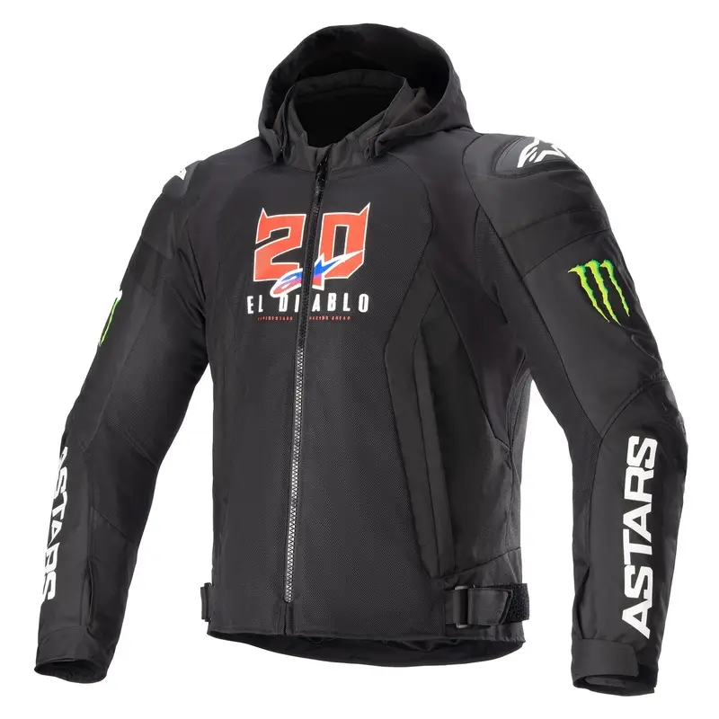 Bunda na motorku Alpinestars Zaca Air Monster FQ20 černo-červeno-modro-bílo-zelená Objednat Nyní