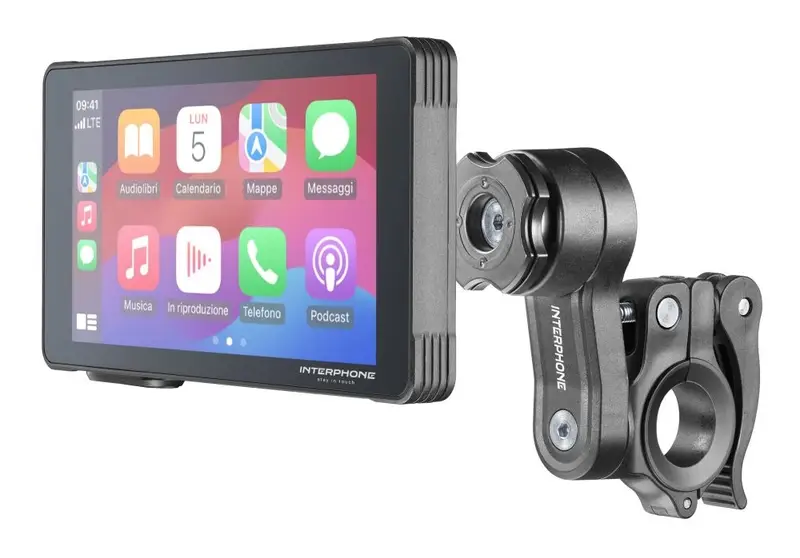 Displej Interphone RIDESYNC Apple CarPlay a Android Auto pro motocykly Aktuální