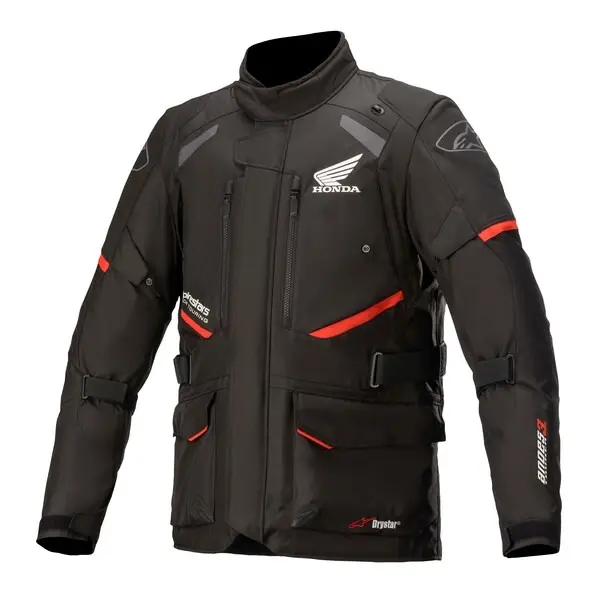 Sezónní Sleva Bunda na motorku Alpinestars Andes Drystar TECH-AIR 5 kompatibilní Honda Kolekce černo-červená