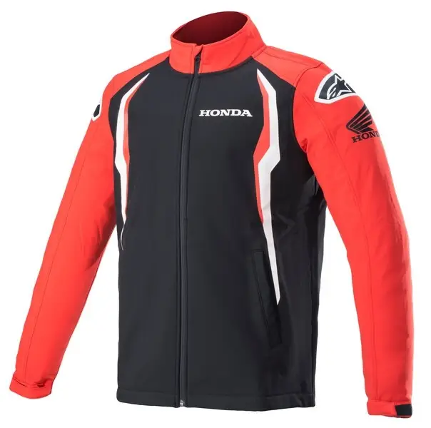 Časově Omezené Bunda na motorku Alpinestars Honda červeno-černá