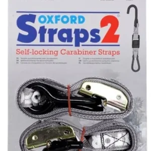 Nastavitelné a zesílené popruhy Oxford Carabiner Straps 25 mm šedé Sezónní Sleva