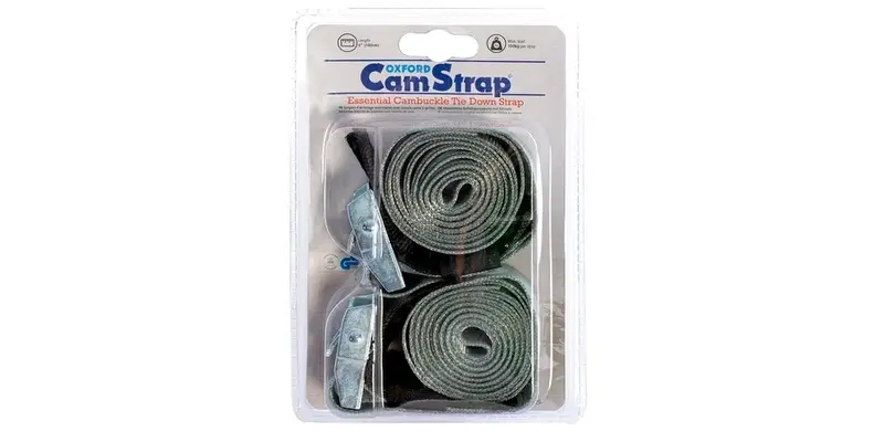 Nastavitelné popruhy Oxford Cam Straps s fixací volného konce pomocí suchého zipu šedé Cenová Bomba