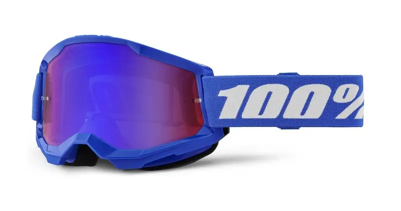 Horká Nabídka Dětské motokrosové brýle 100% STRATA 2 modré červeno-modré plexi