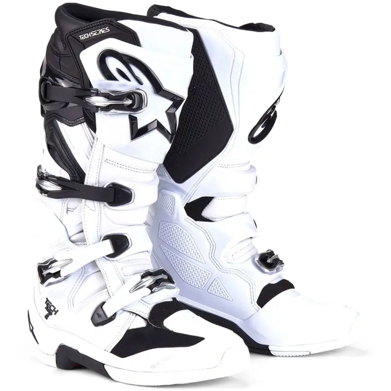 Cenově Výhodný Boty na motorku Alpinestars Tech 7 bílo-černé