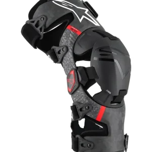 Kolenní ortézy Alpinestars Supertech RK-10 Plasma černo-červené Časově Omezené