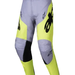 Cenově Výhodný Motokrosové kalhoty Alpinestars Racer Veil šedo-fluo žluté