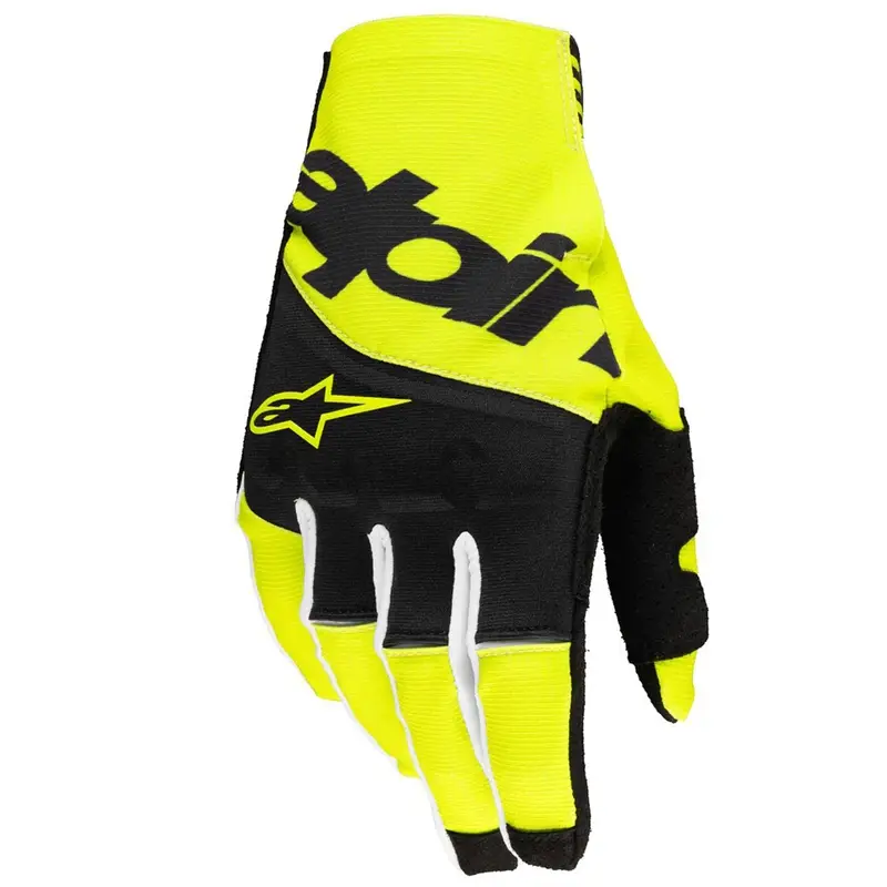 Zlevněný Motokrosové rukavice Alpinestars Techstar černo-fluo žluté