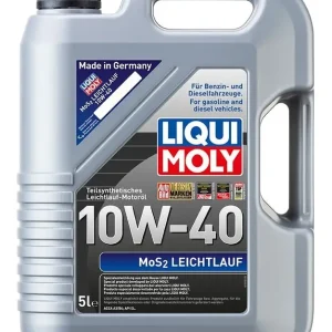 Víkendová Akce Polosyntetický motorový olej LIQUI MOLY MoS2 Leichtlauf 10W-40 5 l