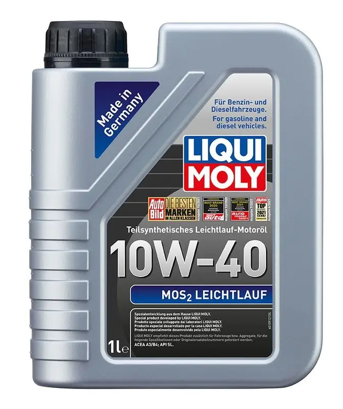 Tovární Cena Polosyntetický motorový olej LIQUI MOLY MoS2 Leichtlauf 10W-40 1 l