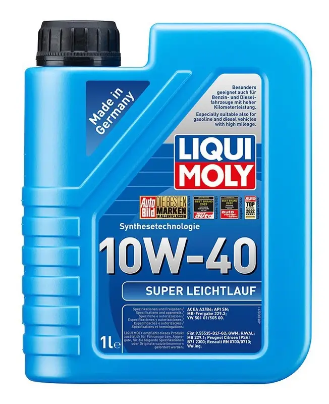 Super Cena Syntetický motorový olej LIQUI MOLY Super Leichtlauf 10W-40 1 l