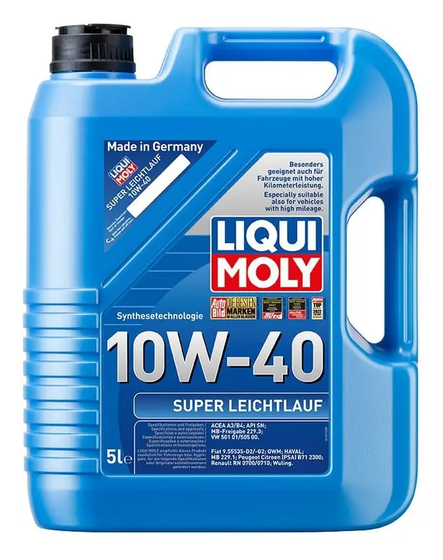 Koupit Online Syntetický motorový olej LIQUI MOLY Super Leichtlauf 10W-40 5 l