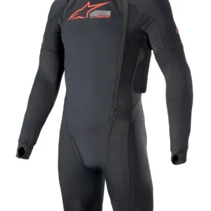 Vnější vrstva airbagové vesty Alpinestars TECH-AIR®10 s krátkými nohavicemi černo-červeno-šedá Akční Cena