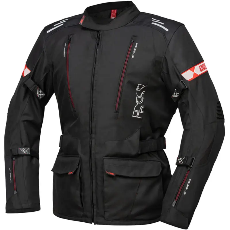 Ověřený Bunda iXS LORIN-ST X55051 černo-červená 4XL