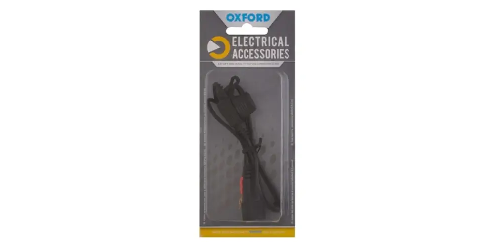 prodloužený kabel s očkovými klipy a pojistkou, OXFORD (konektor SAE, délka kabelu 0,5 m) Speciální Cena
