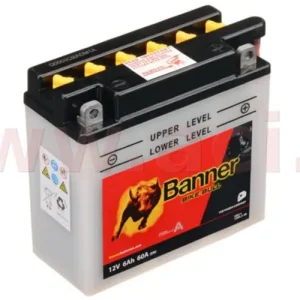 baterie 12V, 12N5,5-3B, 6Ah, 60A, BANNER Bike Bull 135x60x130 Rychlé Dodání