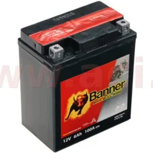 Koupit Online baterie 12V, YTX7 l-BS, 6Ah, 100A, BANNER Bike Bull AGM 114x71x131