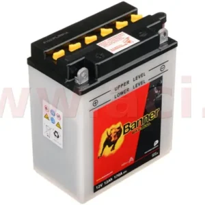 baterie 12V, YB12A-B, 12Ah, 170A, BANNER Bike Bull 134x80x160 Poslední Šance