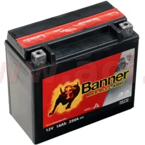 Akce baterie 12V, YTX20 l-BS, 18Ah, 250A, BANNER Bike Bull AGM 175x87x155