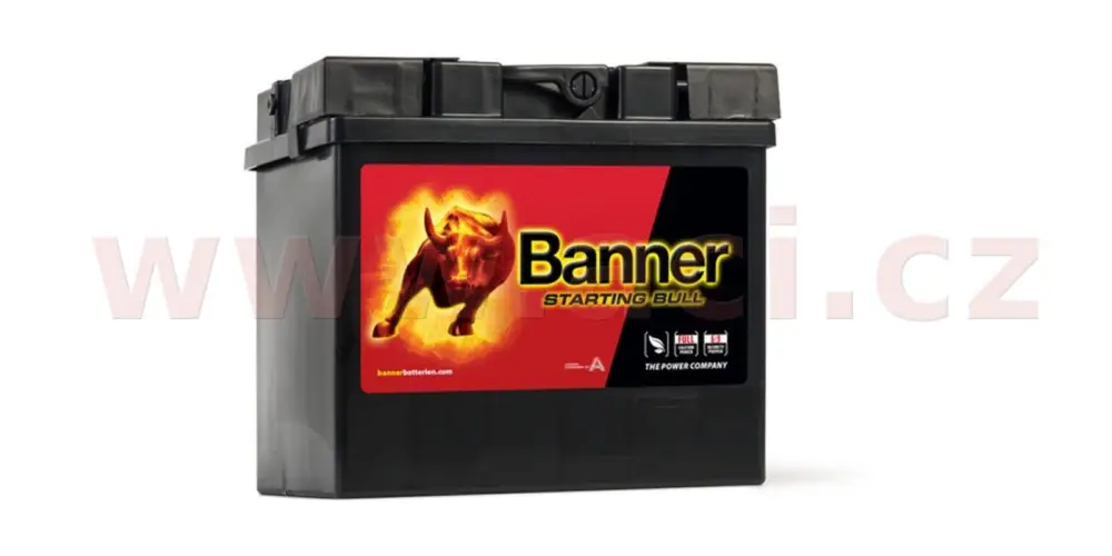 30Ah baterie, 300A, pravá BANNER Starting Bull 187x128x165 Omezená Nabídka