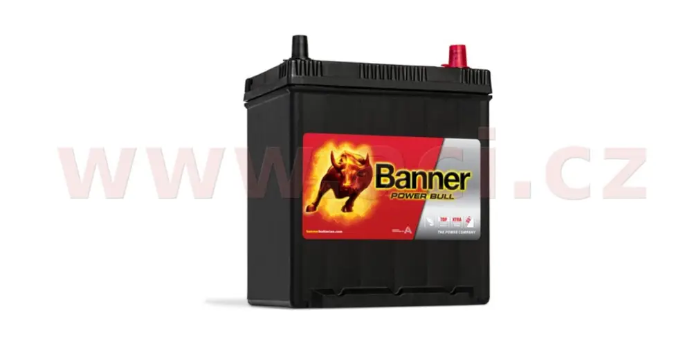 40Ah baterie, 330A, pravá, úzké póly BANNER Power Bull 187x137x204(226) Nejprodávanější