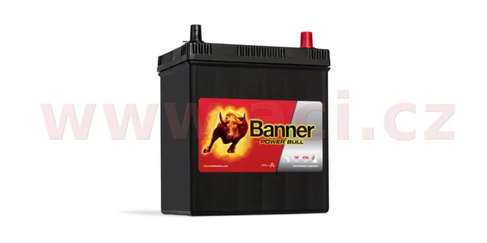 40Ah baterie, 330A, pravá, úzké póly BANNER Power Bull 187x127x204(226) Nejlepší Volba