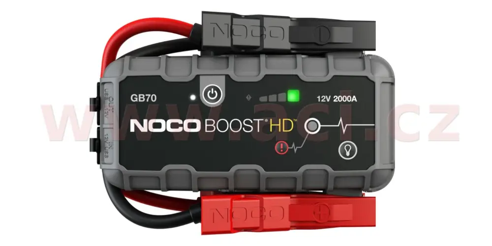 Must-Have startovací box + power banka, startovací proud 2000 A, NOCO GENIUS BOOST HD GB70 (NOCO USA)