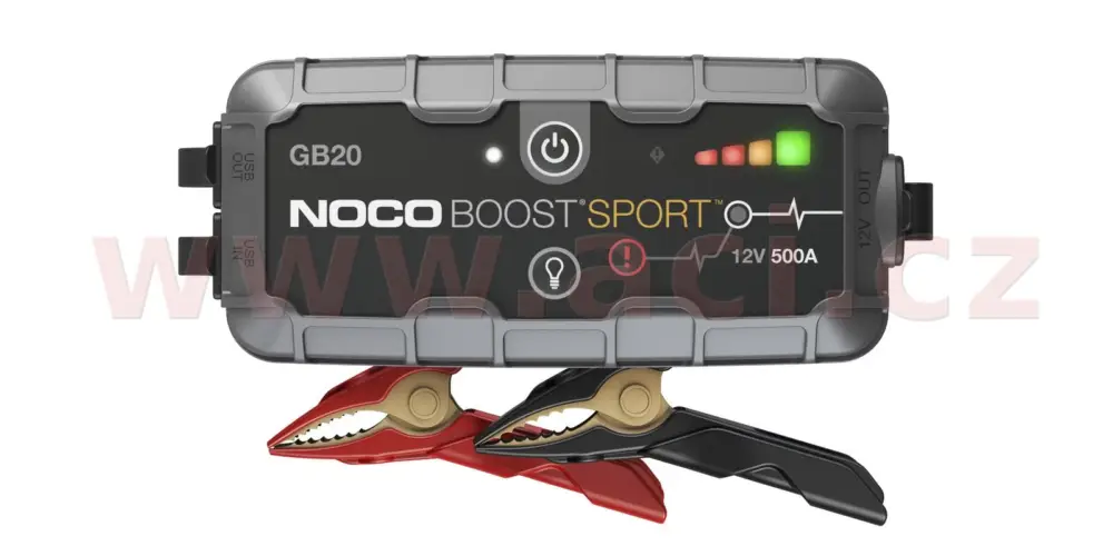Koupit Online startovací box + power banka, startovací proud 500 A, NOCO GENIUS BOOST SPORT GB20 (NOCO USA)