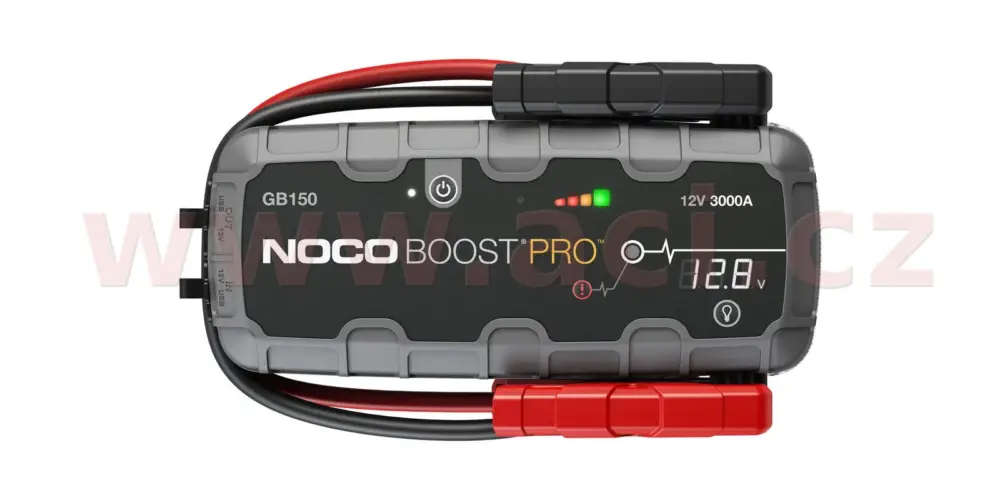 startovací box s digitálním voltmetrem + power banka, startovací proud 3000 A, NOCO GENIUS BOOST PRO GB150 (NOCO USA) Super Cena