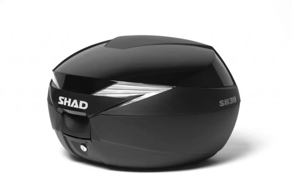 Vrchní kufr na motorku s barevným krytem SHAD SH39 Lesklá černá Kup Teď