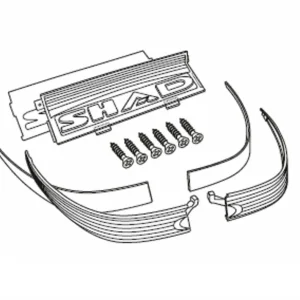 Reflexní prvky SHAD D1B50CAR pro SH50 červená Vrácení Zdarma
