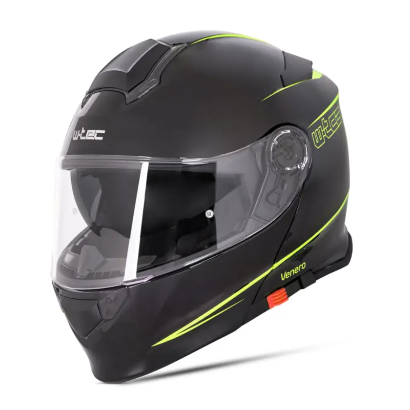 Akční Nabídka W-TEC výklopná přilba Venero Black Yellow Neon *