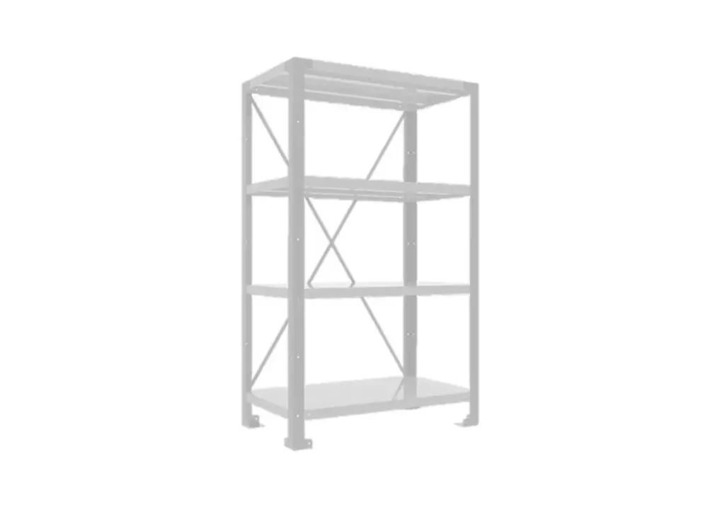 Autentický 4 Shelves module LV8 EQSC1207.B (H2000mm x 1200mm x 700mm) modrá