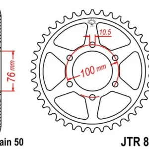 Koupit Online Řetězová rozeta JT JTR 816-38 38 zubů, 530