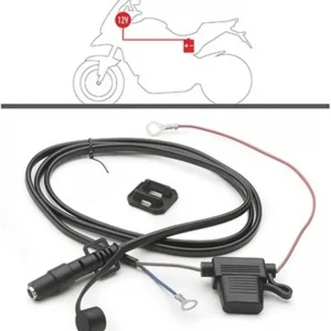 12V zásuvka na motocykl s uchycením na řídítka KAPPA Akční Nabídka