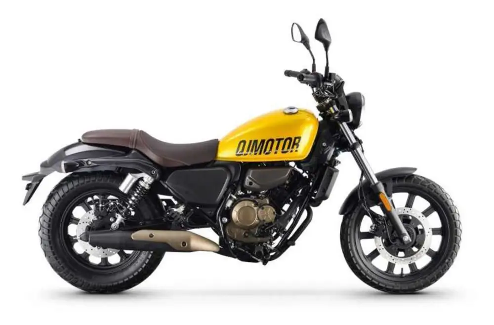 QJMOTOR SRV 125 žlutá Top Prodej