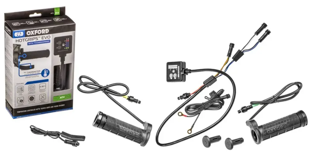 gripy vyhřívané HOTGRIPS EVO Thermistor ATV, OXFORD (vč. ohřevu palce plynové páčky a samostatné regulace ohřevu páčky) Must-Have