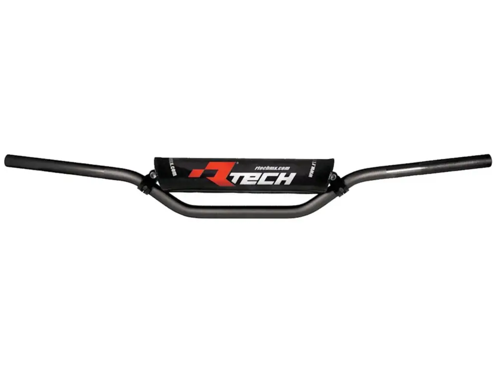 Cenový Hit řídítka (Michael P.) o průměru 22 mm s hrazdou a chráničem, RTECH (černá)