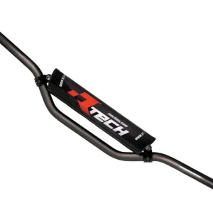 Nejprodávanější řídítka (Ricky C.) o průměru 22 mm s hrazdou a chráničem, RTECH (černá)