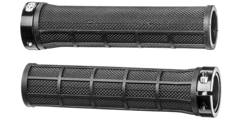 gripy LOCK-ON se šroubovacími objímkami a menší tl. úchopu, OXFORD (černé, délka 130 mm, 1 pár) Zlevněný