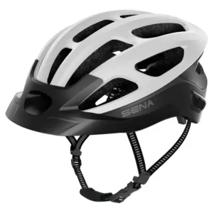 Omezená Nabídka cyklo přilba s headsetem R1 EVO, SENA (matná bílá)
