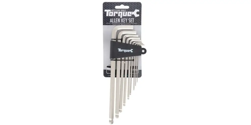 sada prodloužených, zahnutých imbusů ALLEN KEY SET TORQUE, OXFORD (1,5 až 10 mm) Nízká Cena