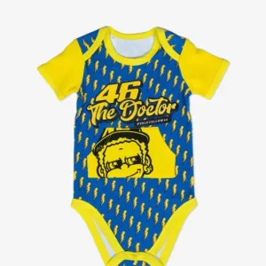 Levný Dětské body VR46 VALEYELLOW žluto/modré